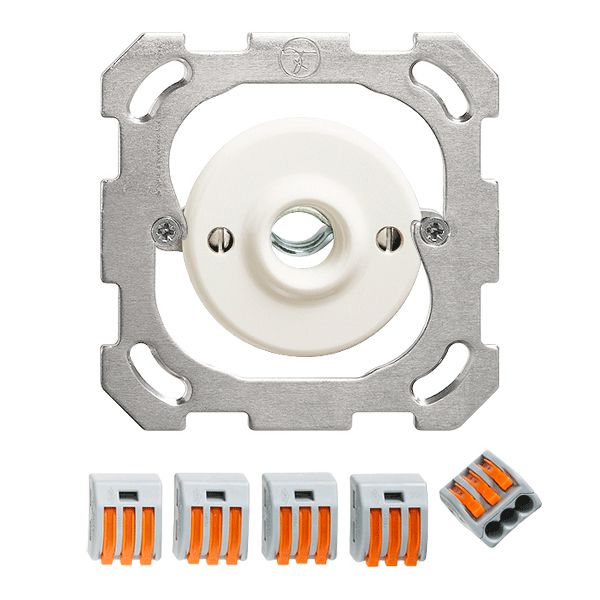 UP-Anschlussdose FH 5L weiss 2.5mm² 500V 15A 3LNPE