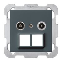 UP-Multimediadose kallysto R/TV Bauart B 11dB 2GHz anthrazit