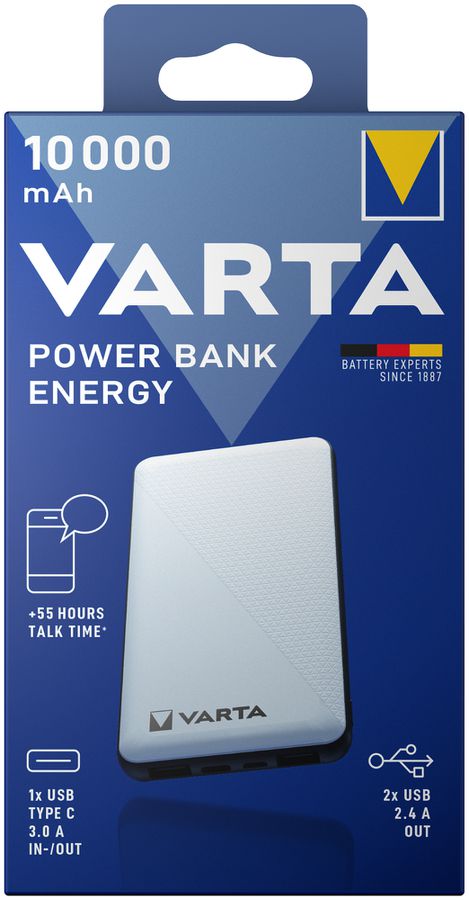Powerbank mobile VARTA Energy 3.7V/10000mAh
