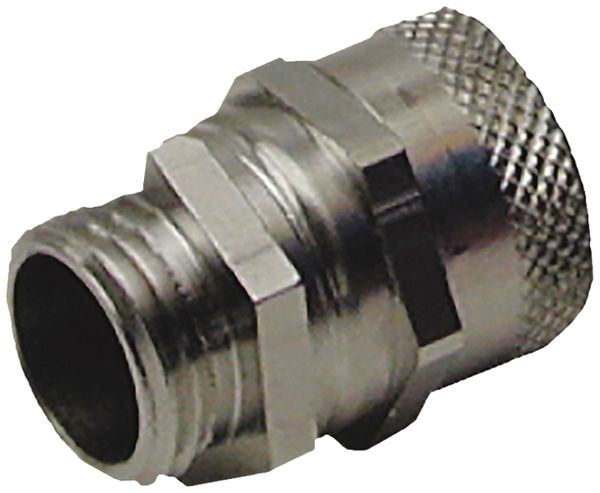 Schlauchverschraubung Plica RAKKORD, M40 Ø36mm Messing vernickelt IP54