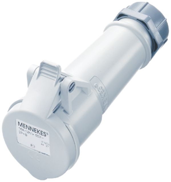 Prise mobile AM-TOP IP44 gris 5P 32A 0…50V 1h, 308×89×108mm