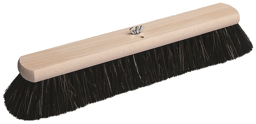 Bodenwischer Plica, Holz, 40cm, Rosshaar, Körper: Buche