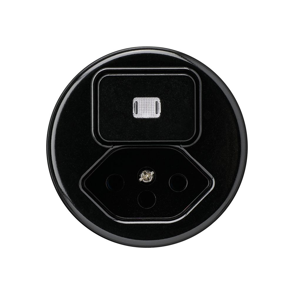 Einsatz zu Leuchtkombination basico A-R/1L+Typ 13 schwarz schwarz