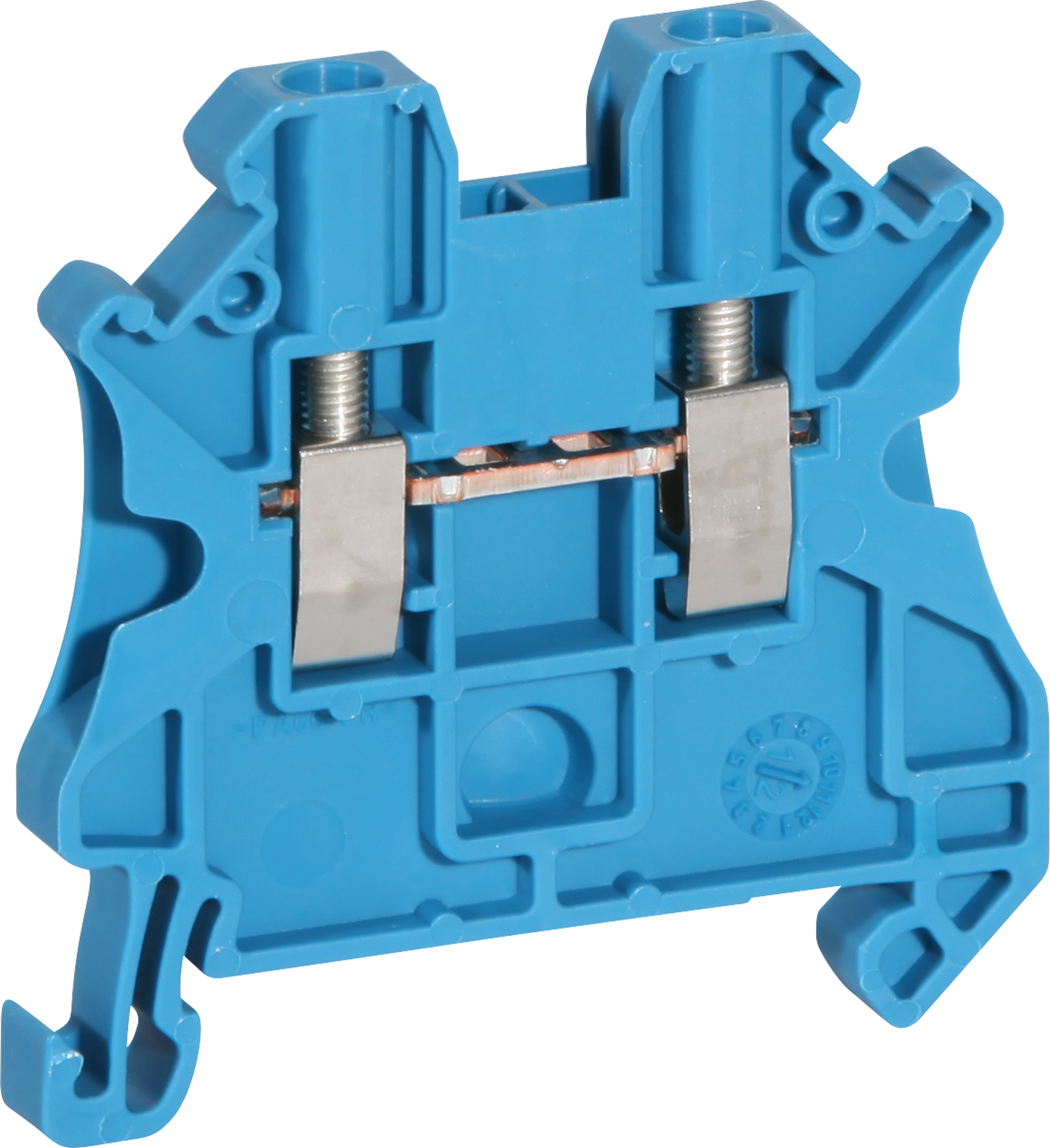 Borne de jonction 0.14…4mm² bleu AWG26…12