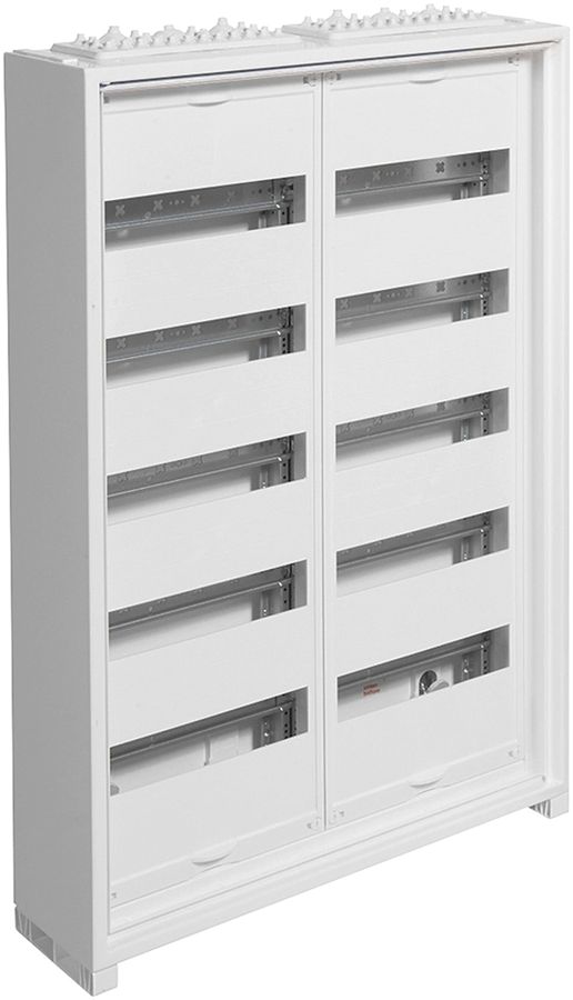 Distributeur AP Hager univers 5 rangées 120UM IP30 550×800×160mm