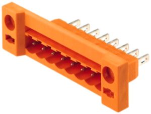 Durchführungs-Stiftleiste Weidmüller SLDF 5.08mm 8L verzinnt orange