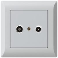 Presa antenna INC kallysto.line R/TV 11dB 2GHz grigio chiaro