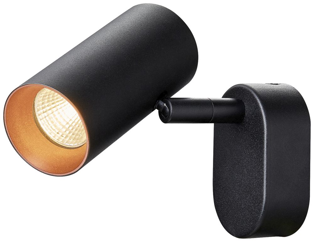 Spot LED SLV NOBLO 6W 740lm 927 VAR 90×105×127mm noir