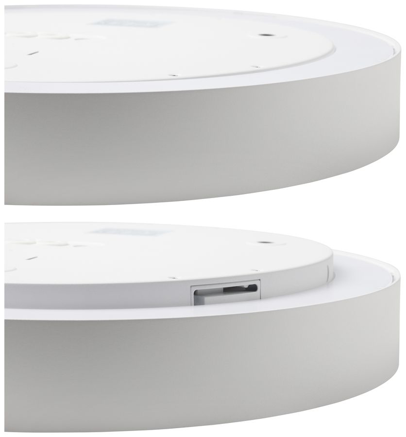 LED-Deckenleuchte EOLED SHIFT4+ 30W 3100lm 3000…4000K DALI Ø450×79mm weiss