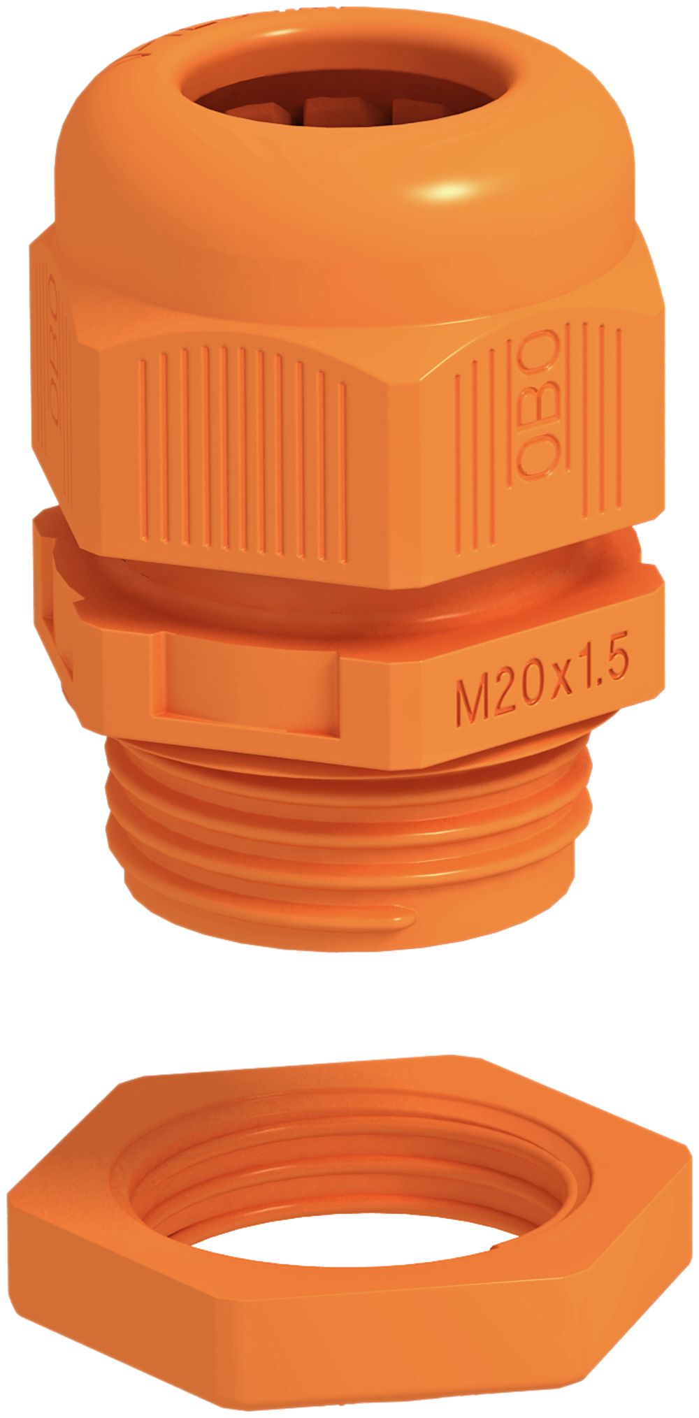 Verschraubung Bettermann M25 orange für FireBox-T