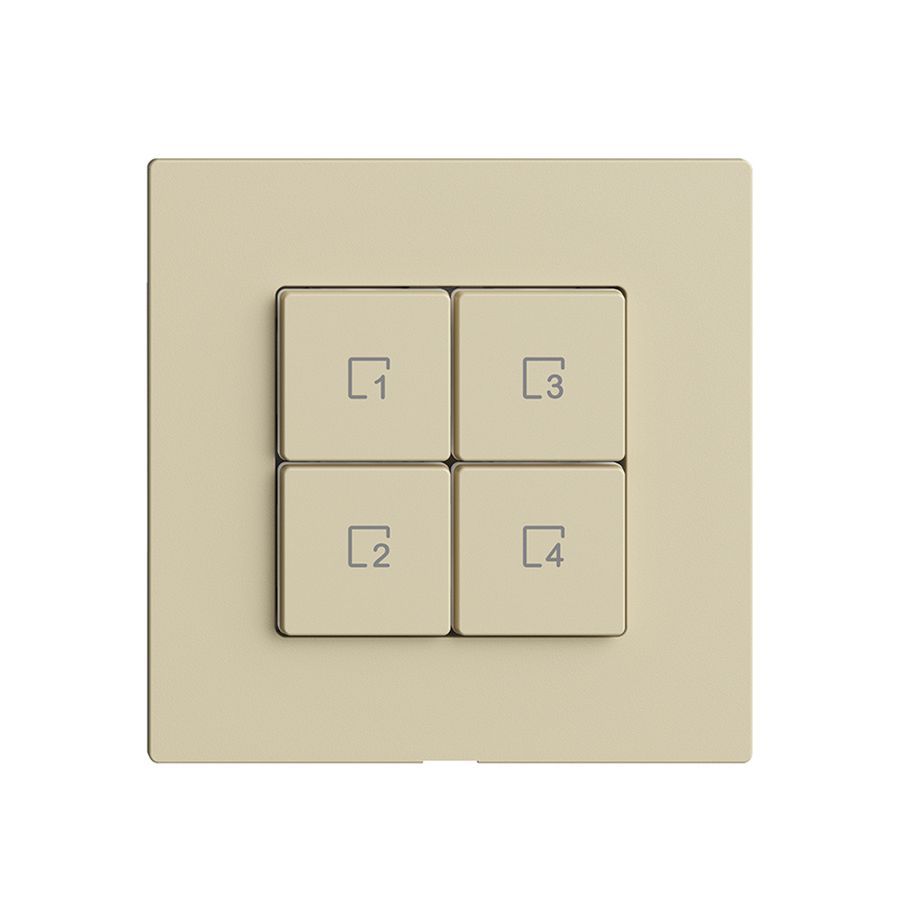 Comando per pulsante scena 4 scene/4T Edue Wiser vanille