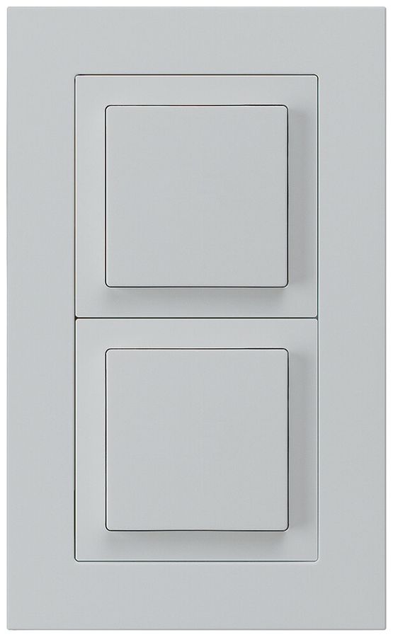 UP-Kombination kallysto.pro Gr.I-I vertikal Impulstaster+Schalter S3 lichtgrau