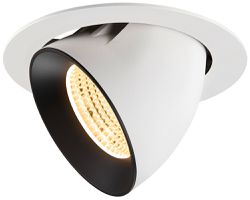 Downlight LED SLV NUMINOS GIMBLE XL 24W 3600lm 3000K WB DALI Ø175 bc/no