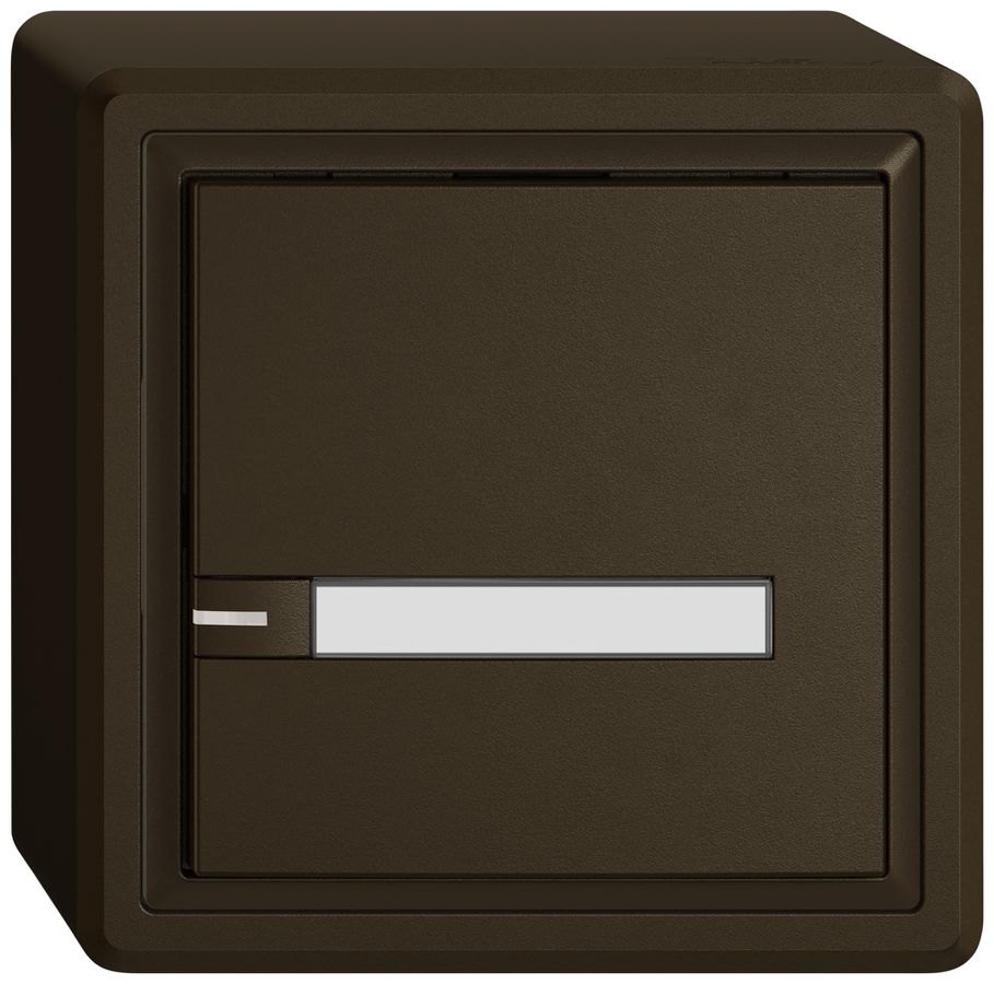 AP-KNX-Taster RGB EDIZIO.liv SNAPFIX® Temperaturfüh.RGB-LED Pap.1×T 1-Tbed.br