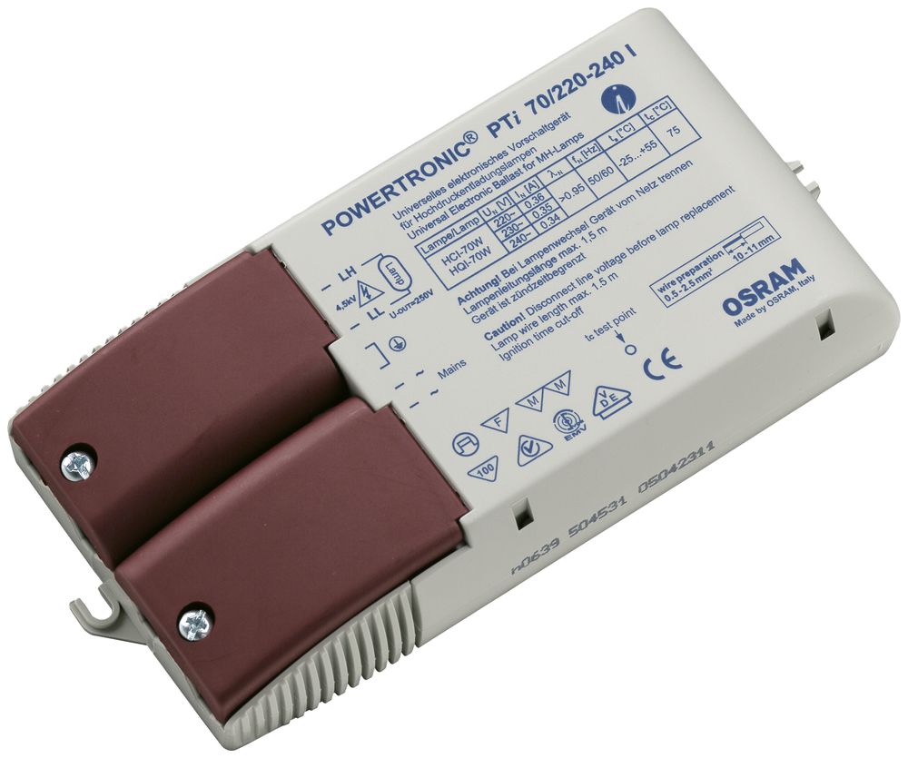 Vorschaltgerät Powertronic Intelligent 70/220…240V