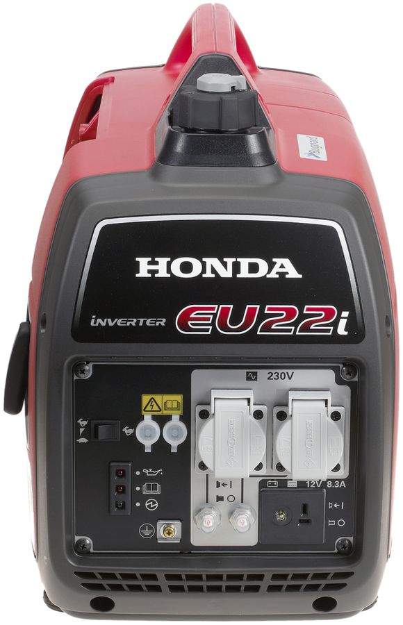 Stromgenerator Honda EU22i 1800W 3.6L 2×T13 1×Steckdose 12VDC 7.8A IP23
