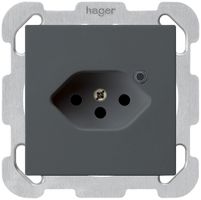 Presa INC Hager kallysto 1×T13 illuminato B antracite