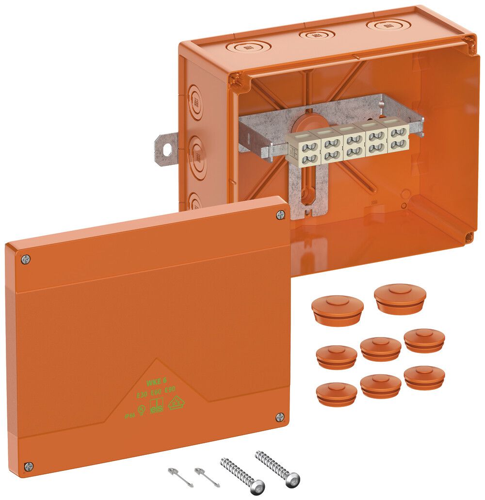 Scatola di derivazione AP Spelsberg WKE 6 Duo 5×10mm² E90 250×200×120mm IP66 ar