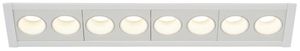 Plafonnier LED INC SLV MILANDOS 8, 16W 1280lm 2700K 45° aluminium blanc