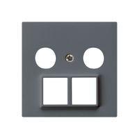 Frontplatte HMS kallysto für R/TV anthrazit