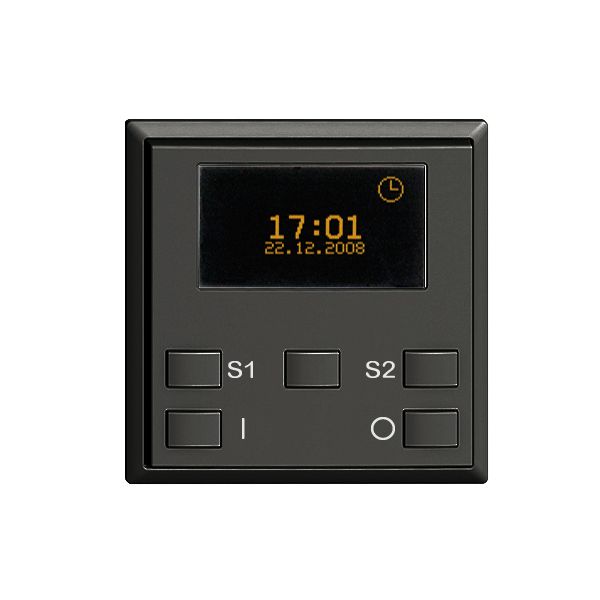 Astrozeitschaltuhr ON-OFF 1K/2T ZEP EDIZIOdue schwarz