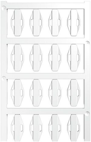 Kabelmarkierer Weidmüller MultiCard SFX für Ø7…40mm 23×11mm PA66 weiss