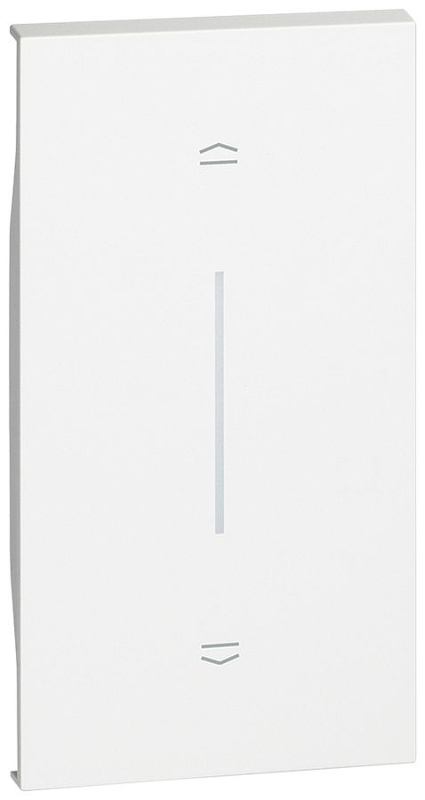 Abdeckung Living Now 2 Module für Rolladentaster weiss