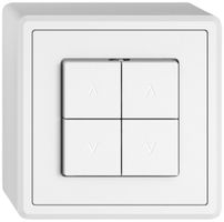 AP-Storentaster EDIZIO.liv SNAPFIX® 10A 250V 4 Tasten 2 Kanäle ws