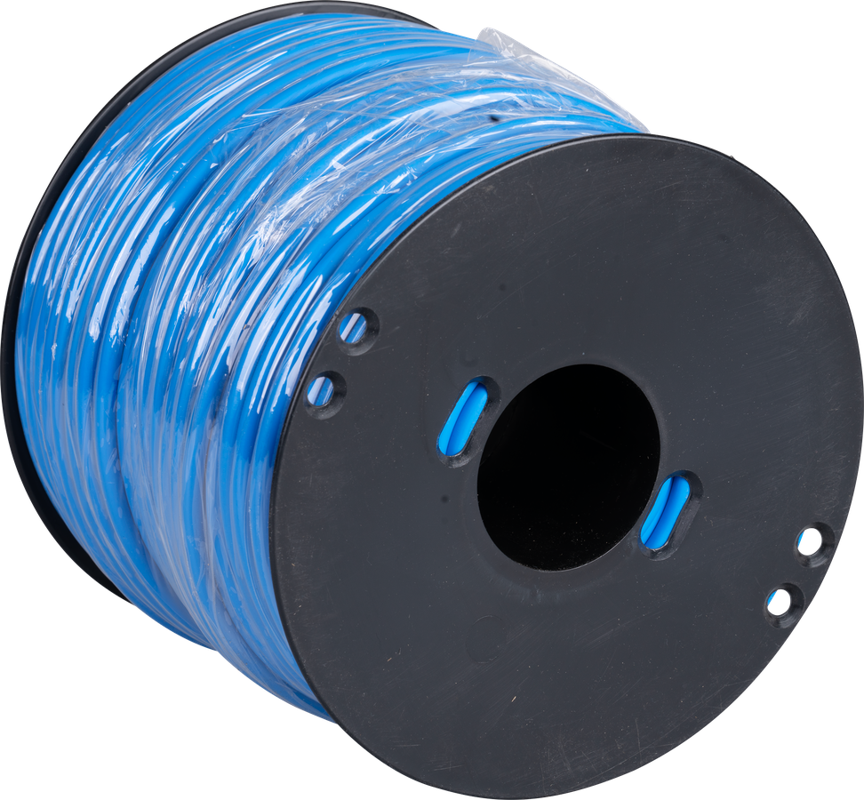 T-Litze halogenfrei 10mm² hellblau Eca, Ring à 100m