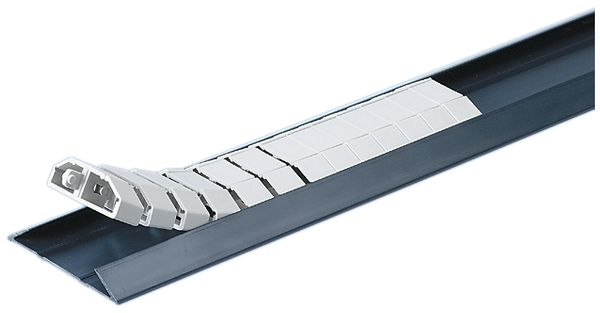 Boden-Führungsschiene R&M L=2m zu FLEX kanal anthrazit