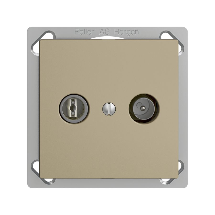 UP-TV-R-Dose EDIZIOdue 4dB sand Breitbanddose 5…2000MHz, FMTE