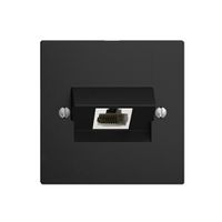Einsatz zu UP-Anschlussdose 1×RJ45/u 4P ITplus EDIZIOdue schwarz