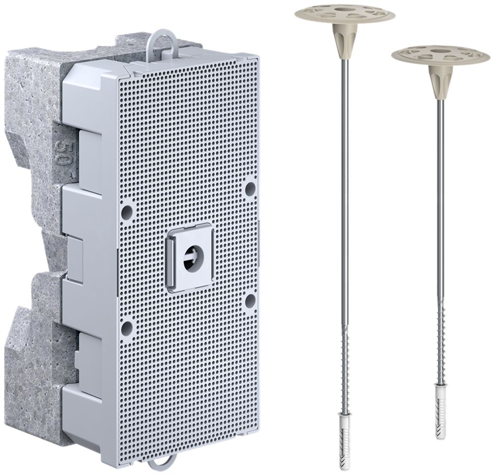 Kit supporto apparecchi AGRO c.placca d.montaggio 240…310mm e tassello 280…320mm