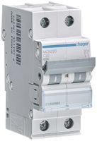 Leitungsschutzschalter Hager MCN 2P 415V Typ C 20A Icn 6kA 2TE