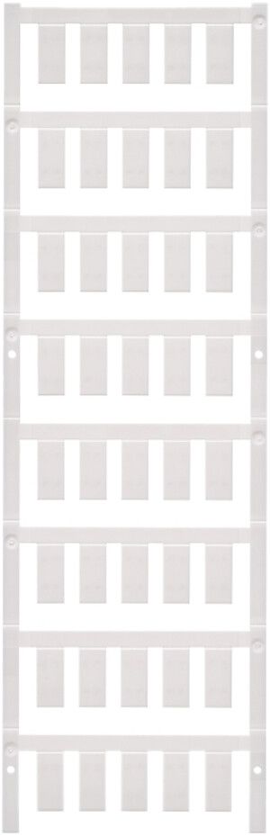Marqueur d'appareil Weidmüller MultiCard ESG enfichable 17×8mm PA66 blanc