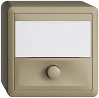 Poussoir AP avec porte-étiquette EDIZIOdue sand