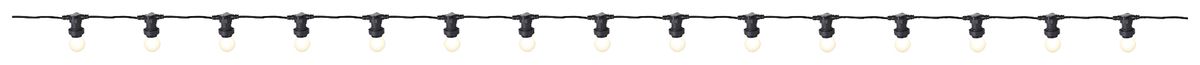 Guirlande M. Schönenberger 230V 10W 15×E27 LED interchangeable 15m IP44 noir