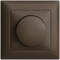 UP-Drehdimmer EDIZIOdue 1…10VDC für Leuchtstofflampen mit EVG coffee