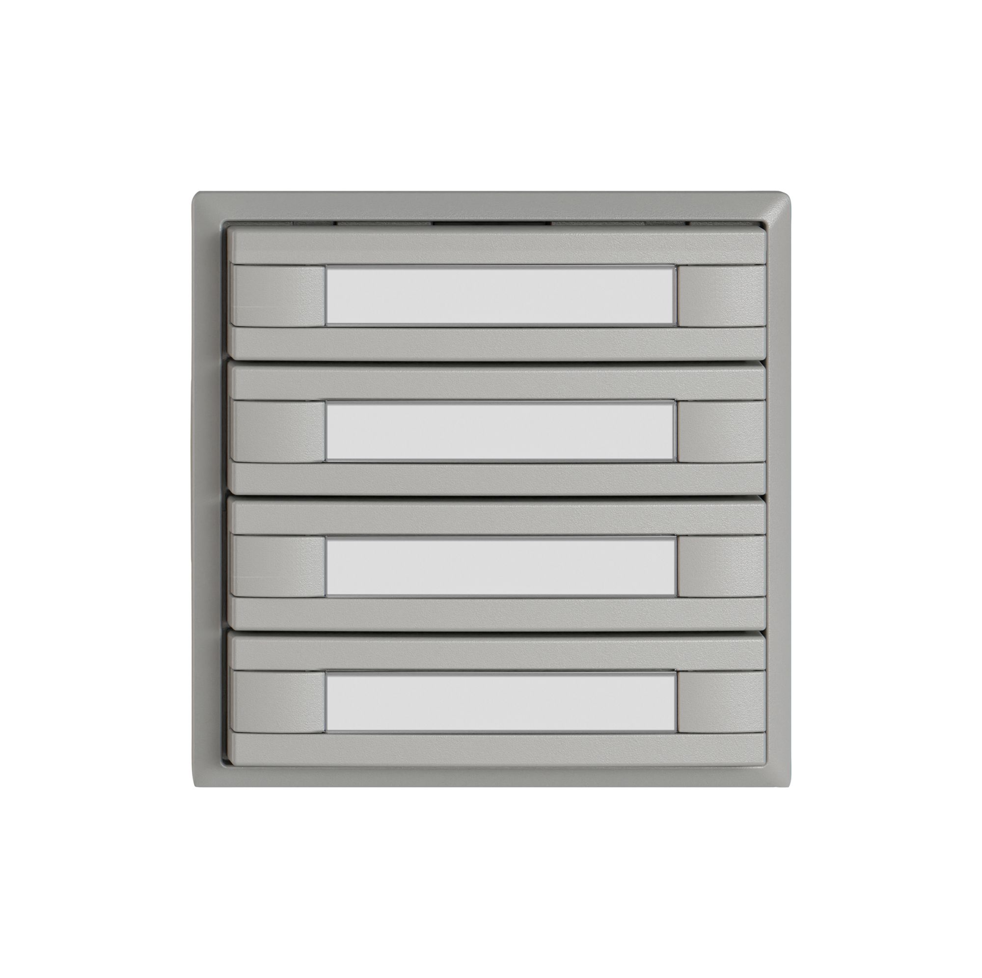 Pulsante KNX RGB EDIZIO.liv SNAPFIX® sensore temp.s.LED targ.8× com.1T grc