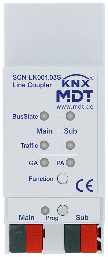 REG-Bereichs-/Linienkoppler KNX MDT SCN-LK001.03S Segmentkoppler 2TE