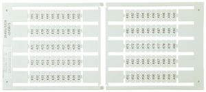 Bezeichnungsschildchen 5×9mm 2×1…50, 5 Kart. zu 100