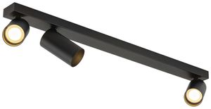 Plafonnier SLV KAMI GU10 3×0…10W 700×125mm noir