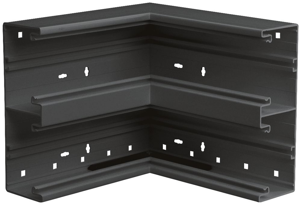 Inneneck Hager BR 65×210mm Oberteile 2×80mm schwarz