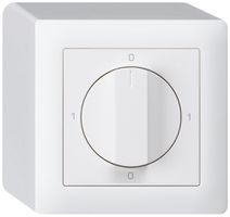 AP-Drehschalter kallysto 0/2L weiss mit Drehgriff
