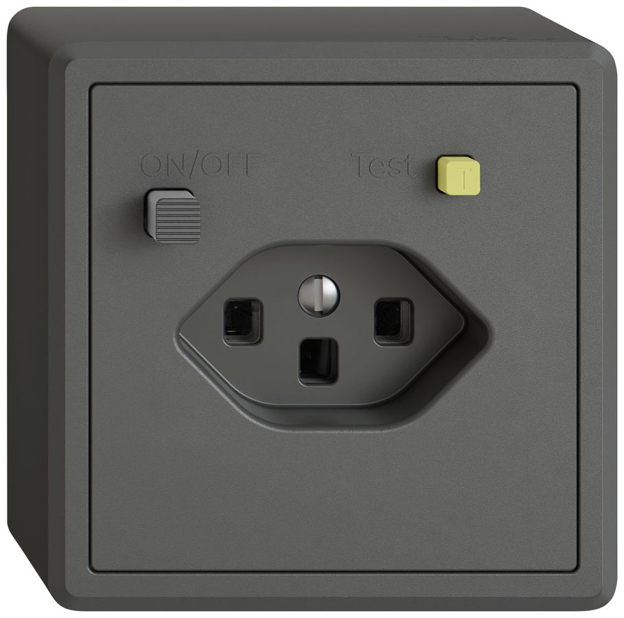 AP-Steckdose FI EDIZIO.liv 1×T23 dgu