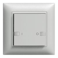 UP-Taster ZEP 1K/1T ON-OFF Zentral-Nebenstelle EDIZIOdue silver