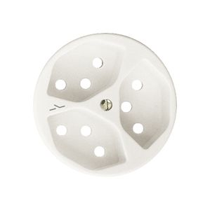 Frontset FH zu Steckdose 3×T13S weiss