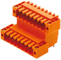 Stiftleiste Weidmüller SLD Flansch THT 3.5mm 6L 90° 3.2mm verzinnt orange