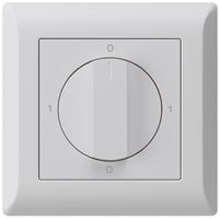 UP-Drehschalter kallysto.line 0/2L hellgrau mit Drehgriff