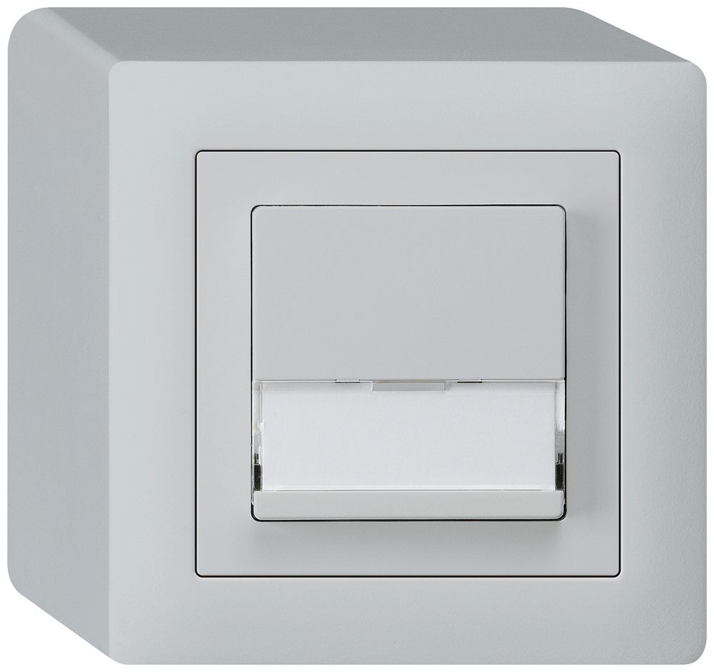 AP-Sonnerietaster kallysto hellgrau A/1L mit Namensschild 37×15mm